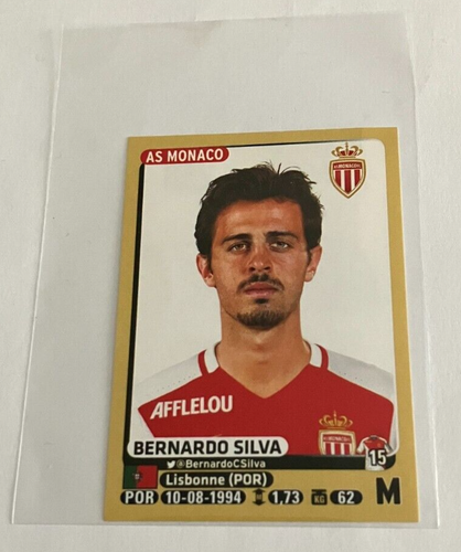 Carte Panini Football League 2015 - Bernardo Silva (AS Monaco) Rookie - Édition Japonaise