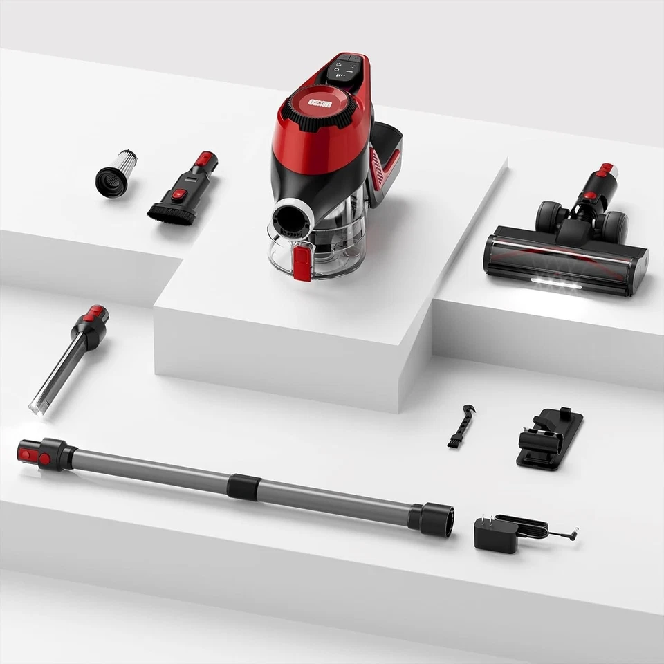 Cordless Vacuum Cleaner 8 in 1 Lightweight Stick Vacuum Cleaner LED Rechargeable - Image 4 of 4