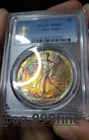 New Listing1990 PCGS MS65 1$ Beautifully Toned American Silver Eagle .999 ASE 1oz