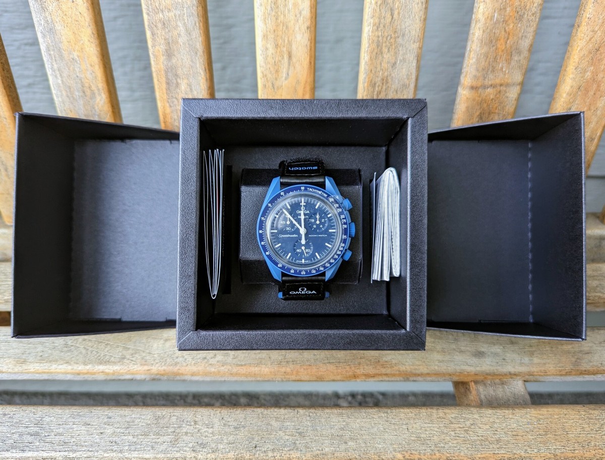 NEW Swatch x Omega - Mission to Neptune – Bioceramic NEW Swatch x Omega - Mission to Neptune – Bioceramic