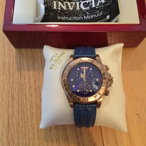 Invicta Swiss Sapphire Elite Rose Gold 