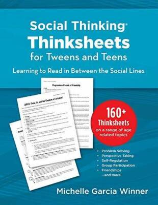 Social Thinking Thinksheets for Tweens and Teens - Paperback - GOOD