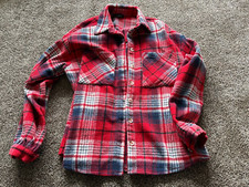 In The Style Red Check Oversized Shacket Button Fastening Size 8