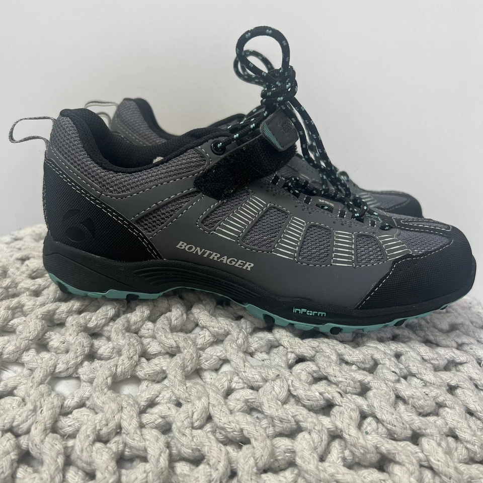 Bontrager 女鞋 5.5 灰色黑色薄荷绿色运动远足户外 — 第 4/4 张图片