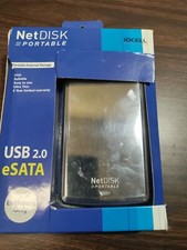 New NetDISK Portable External Storage USB 2.0 eSATA Case Only