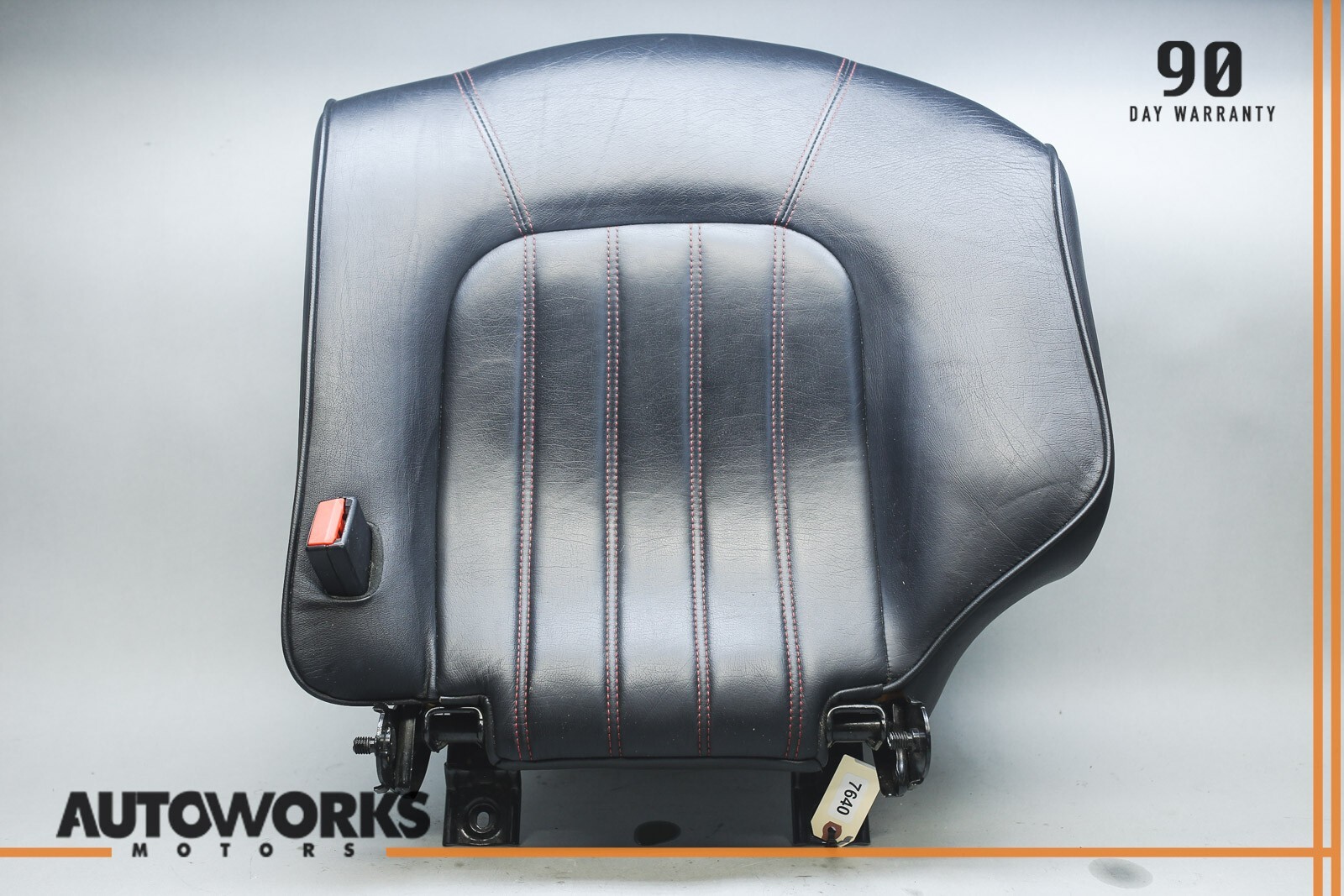 03-08 Maserati Quattroporte M139 Rear Right Side Lower Seat Cushion Black OEM