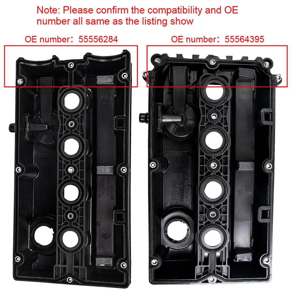 Valve CAM COVER + GASKET FOR VAUXHALL ASTRA H MK5 Meriva 03-10 Z16XEP 55556284 - Image 2 of 4