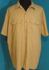 Men's 2XL Dickies Short Sleeve Button Up Logo Workwear Shirt