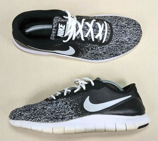 nike flex contact black and white