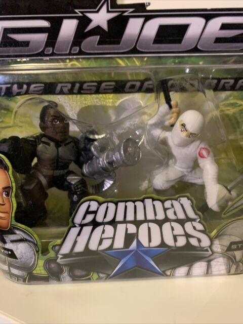 Gi Joe The Rise of Cobra Combat Heroes 2-pack Heavy Duty and Storm Shadow for sale online 