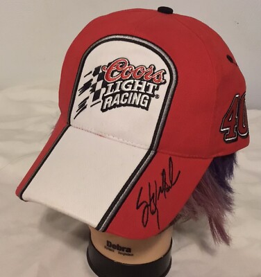 Coors Light NASCAR Red Hat Cap Sterling Martin #40 Chip Ganassi Racing Chase NEW