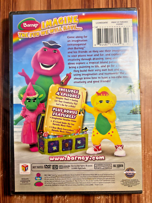 Barney Imagine with Barney DVD 25 Years of Love Friendship TV
