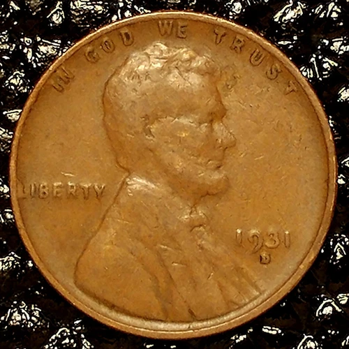 1931-D Lincoln Cent ~ FINE (F / FN) Condition ~ COMBINED SHIPPING!