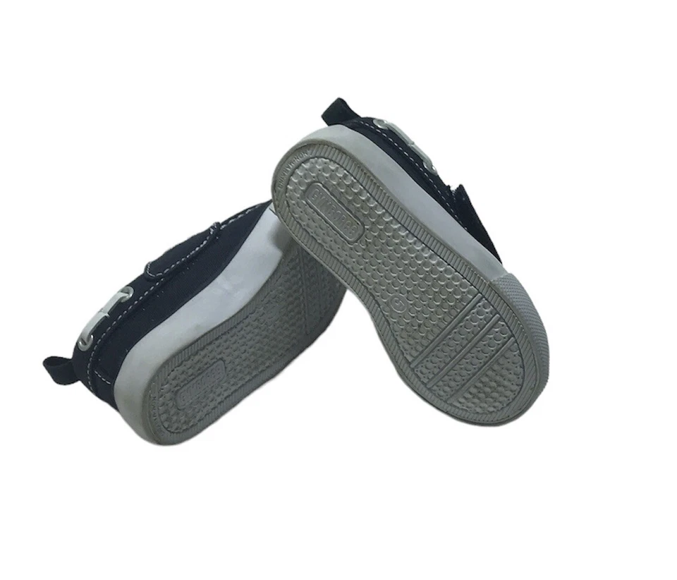 Zapatos de barco Gymboree para niño mezclar y combinar azul marino niño pequeño talla 5 Foto 3 de 4