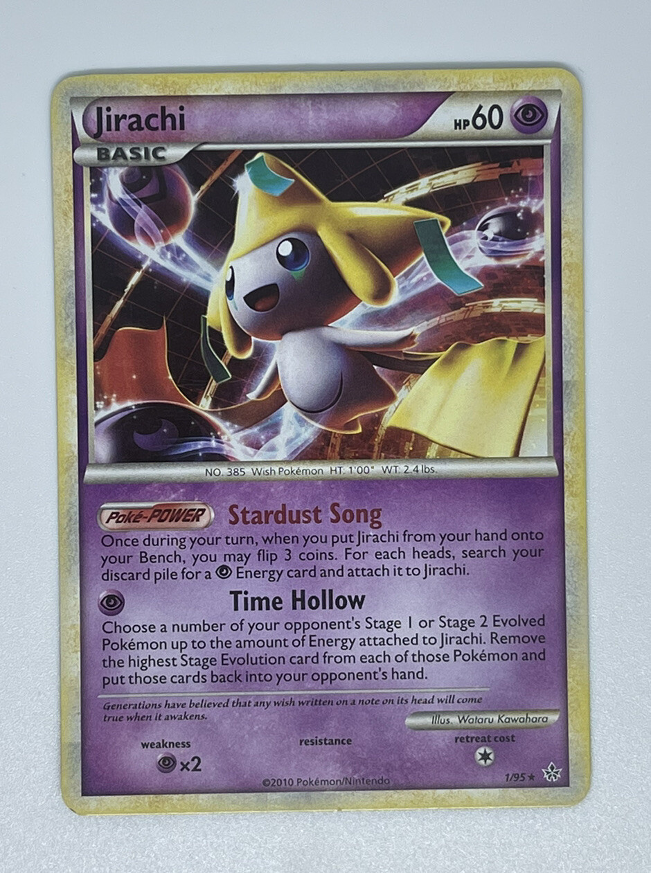 Jirachi - 1/95 - Holo Rare NM HGSS - Unleashed Pokemon JG2