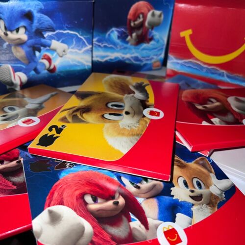 SONIC THE HEDGEHOG 2 by McDonald's 2022 movie happy meal tales maze - Picture 1 of 27