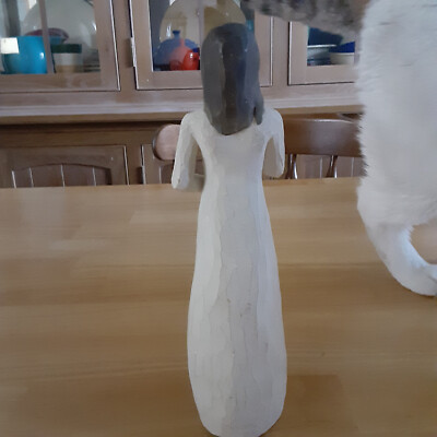 2003 Willow Tree Figurine - Love holding rose - #26112 Tall - No