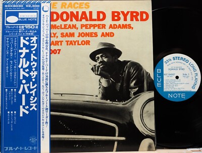 DONALD BYRD ''OFF TO THE RACES'' BLUE NOTE KING Japan LP OBI VG++/EX Jackie McLean
