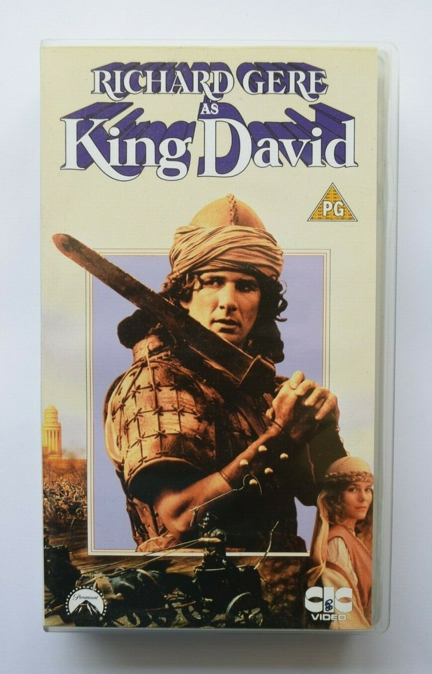 King David - VHS Video - Richard Gere - 1985