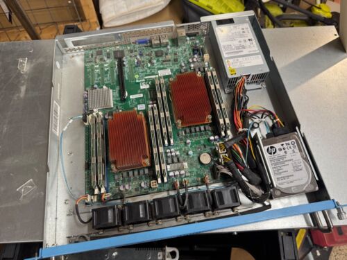Hyve Zeus 1U dual E5-2650L w/ heatsinks, rack rails, drive bracket & 256GB RAM - Picture 2 of 3
