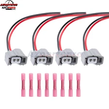 4pcs Fuel Injector Connector Plug For Toyota 4Runner Avalon Celica Echo Matrix
