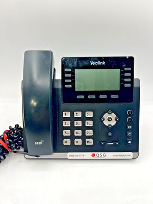 Yealink SIP-T43U IP Phone Black 3.7'' Display Dual-Port Gigabit Ethernet USB 2.0