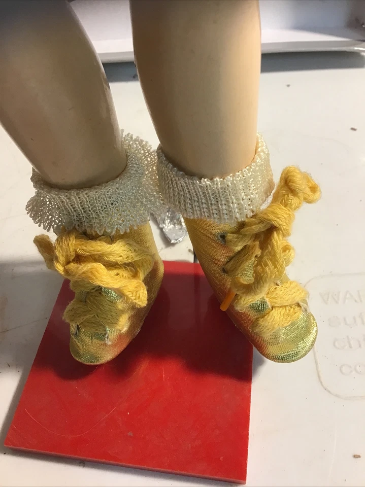 "Muñeca patinadora sobre hielo Madame Alexander Sonja Henie de 1930 con sombrero de piel 15""" Foto 4 de 4