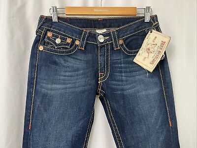 True Religion Joey Big T Twisted Seam Flare Jeans Flap True Religion Joey Big T Twisted Seam Flare Jeans Flap