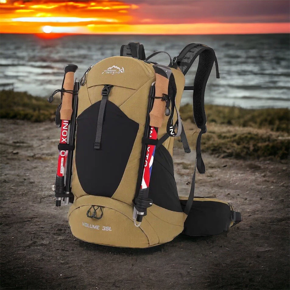35L Bergsteiger Männer Damen Rucksack Camping Reise Wandern Trekking Outdoor Bag - Bild 2 von 4
