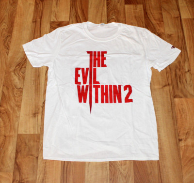 The Evil Within 2 Rare Promo T-Shirt  PlayStation 4 Xbox One Size : L