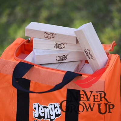 RIESEN / Original Jenga oder Retro Stapel Tumbling Holzblock Kinder Holzspiel