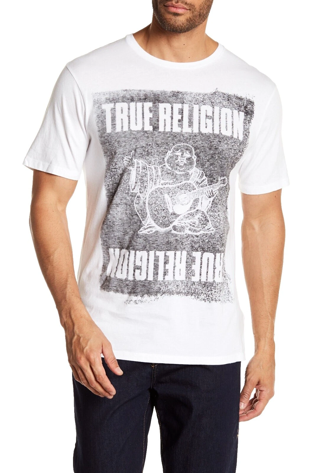 True Religion Blanco Camisetas para Hombres