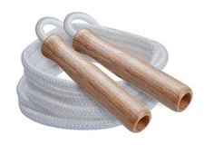  SR Series Classic Nylon Jump Rope with Wood Handles - Multiple Lengths 7 Foot