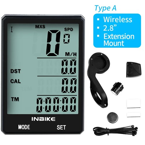 2.8 Inch Bike Wireless Computer Rainproof Bicycle Odometer Speedometer Backlight - Picture 26 of 26