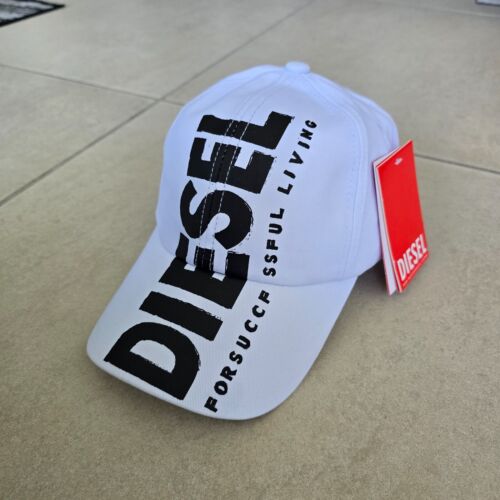 DIESEL Men's Baseball Hat Cap White