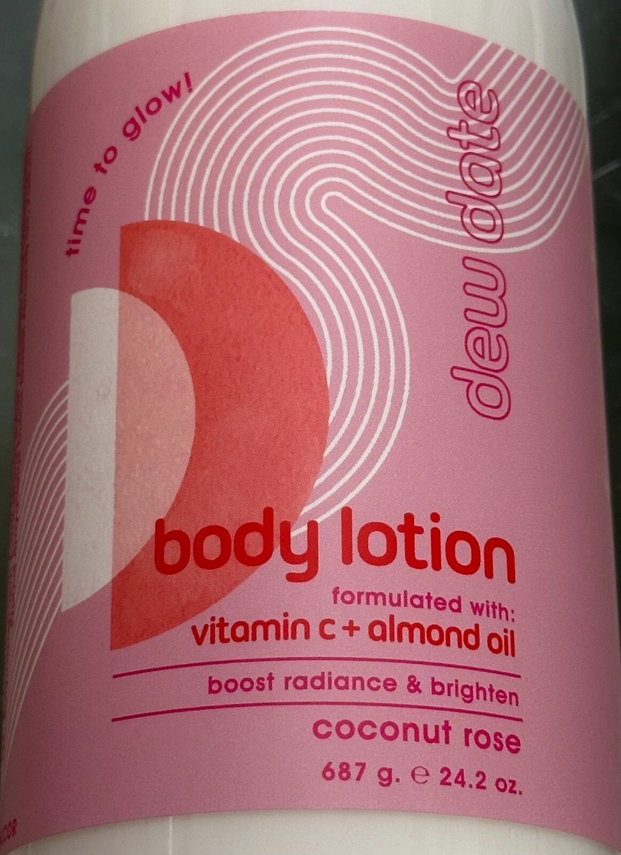 DEW DATE Vitamin C Almond Oil Radiant Boost Brightening BODY