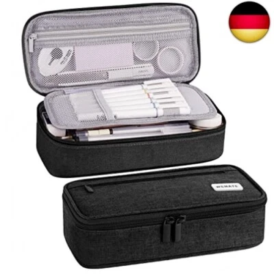 WEMATE Federmäppchen Federtaschen Mäppchen Etui Stifte 5 Fach, Große Kapazität P