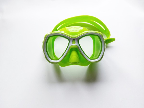 Seac Elba Md Kinder Tauchmaske Schnorchelmaske Taucherbrille Schwimmbrille GrüN-image