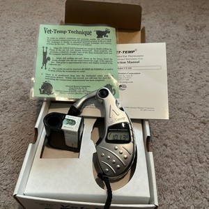 Vet-Temp VT-110 Veterinary Digital Thermometer – Tested Working – SN V26677