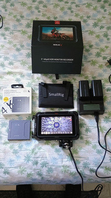 Atomos Ninja V 5.2'' 4K HDMI RAW Recording Monitor w/Accessories,  500 GB SSD