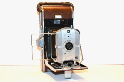 Polaroid Speedliner Land Camera Model 95B Brown Instant Film Camera VERY clean!