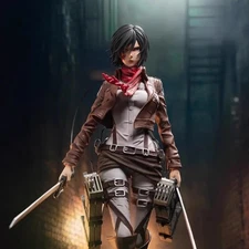 Attack on Titan Mikasa Ackerman GK 1/6 Statue Figure Collectible Anime Gift Toy