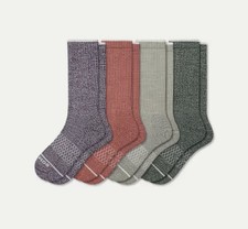 Bombas Women's Merino Wool Blend Calf Sock 4-Pack (Size Medium)