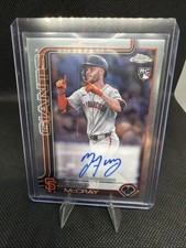 2025 Topps Chrome Grant McCray RC Auto Rookie Giants #RA-GM