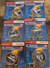 6 Honeywell Universal Thermocouples 18"Inches 24"Inches 30"Inches 36"Inches