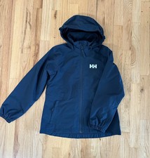 Helly Hansen Boy's Rain Jacket NAVY Size 140/10
