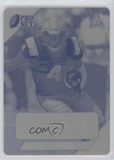 2021 Leaf Pro Set College Auto Printing Plate Cyan 1/1 John Emery Jr 0wp8