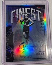 2025-26 Topps Finest - Autographs Cody Williams #FAU-CA Refractor (AU)