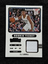 2022-23 Panini Contenders #RTS-EJL E.J. Liddell Rookie Ticket Swatches Pelicans