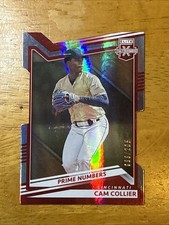 2022 Panini Elite Extra Edition - Cam Collier #18 Prime Numbers C Die-Cut /205  